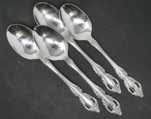 Oneida Raphael Distinction Deluxe HH Edelstahl Suppenlöffel 4er Set. 6 7/8" lang