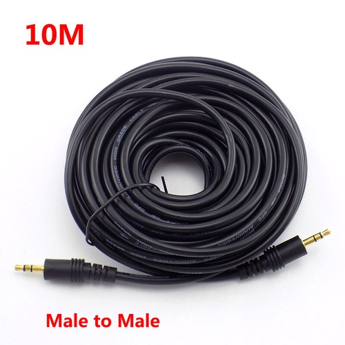 10/20M Audio 3.5mm Jack to Jack Sound Cable PC MP3 Headphones male female lead - Picture 6 of 11