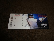 Tigers~2015 TICKET STUB 9/20/15 VS ROYALS~Danny Duffy 1st SAVE &  Morales 3 HR