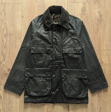 Veste Barbour Two Crown A105 Bedale Wax 81 cm/32 po fabriquée en Angleterre