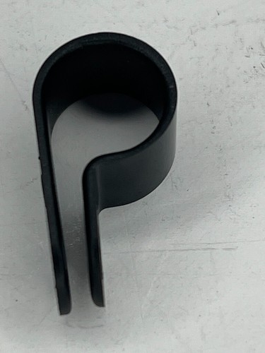 Plastic P Clips Black 10mm Fastener for Conduit Wire Cable Tubing Plants PA66HS - Picture 2 of 24