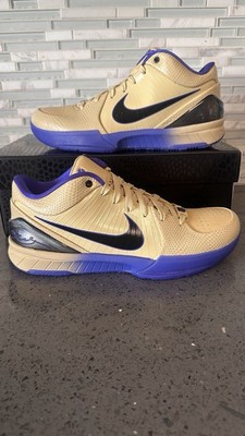 Nike Kobe 4 Protro x FC Barcelona Team Gold Violet IV IM2532-701
