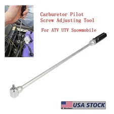 Carburetor Pilot Screw Adjusting Tool 90 Degree Angled Head Metal Snowmobile ATV