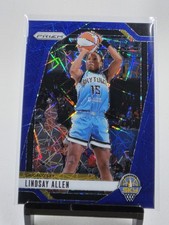 Lindsay Allen 2024 Panini Prizm WNBA Blue Velocity Prizm #107 Chicago Sky 