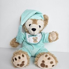 Disney Parks Duffy Bear Plush My First Duffy Bear Pajamas Bib  Hat