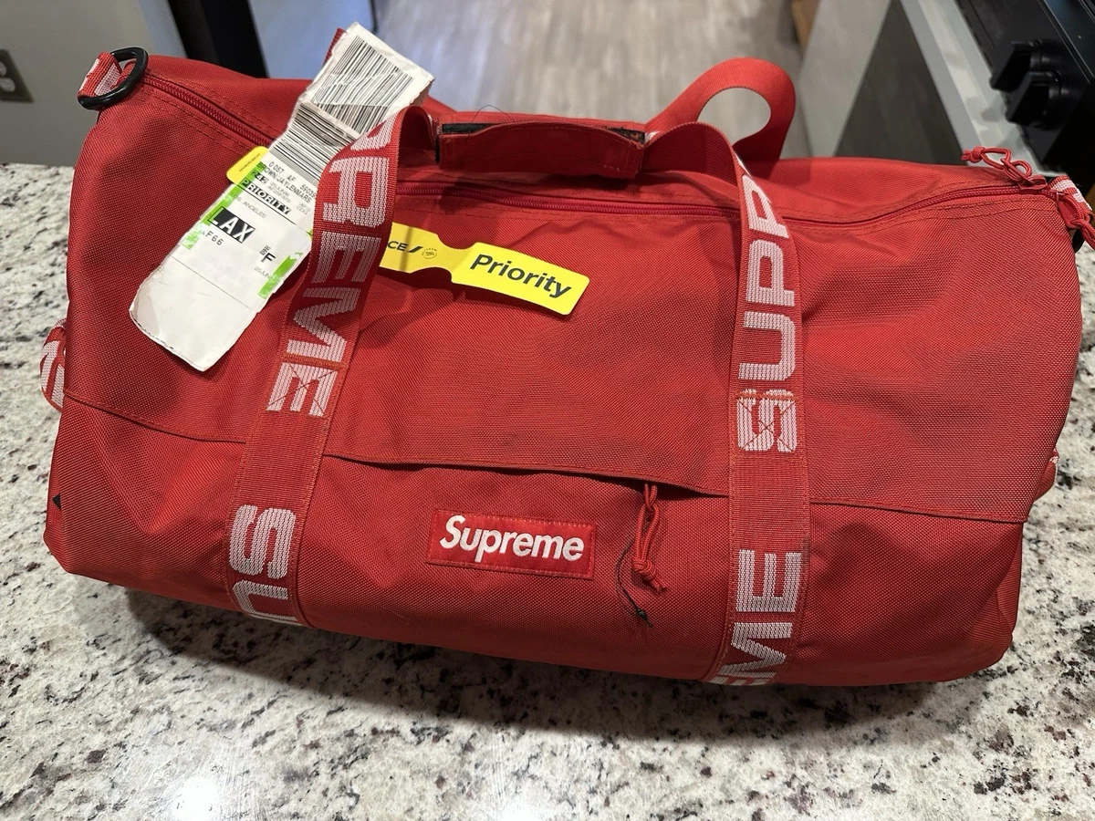 Supreme Red Duffle Bags for Men for sale | eBay