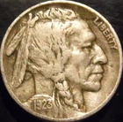1923-P Buffalo Nickel Choice Original VF/XF