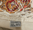 Russian Wool Paisley Fringed Shawl Scarf Wrap 48" Pavlovo Posad style — photo 2