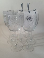 8 Charles Eamer Kempe Arts & Crafts Wine Glasses by Watts Contemporaries Compton