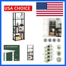 Turn-N-Tube 5-Tier Multipurpose Shelf / Display Rack / Storage Shelf / Booksh...