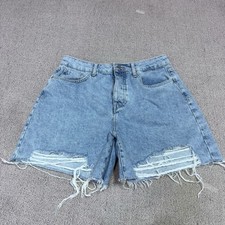 Forever 21 Shorts Blue Distressed Pockets Women s Size 28