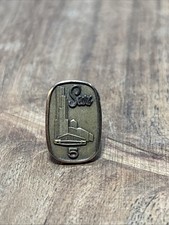 Sears Tower 1/10 10K Gold Filled VTG 5 Year Service Award Lapel Hat Pin