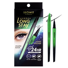 Browit Aurora Long Stay Waterproof Mascara Curl Volume Long Lash Black Brown