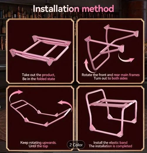 QUEENING Cara Sentada Extrema Diversión Vaquera Jinete Dominación Plegable y Portátil Foto 3 de 4