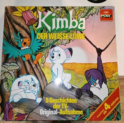 Kimba Der Weiße Löwe Fünf Geschichten Der TV Originalaufnahme Auf LP Von Poly