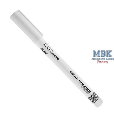 AK Interactive S.L. AK-RCM034 REAL COLORS MARKERS: Flat White
