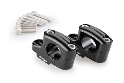Puig Black Pullback Handlebar Riser + 25mm/16mm Suzuki V-Strom 1050DE 23-24
