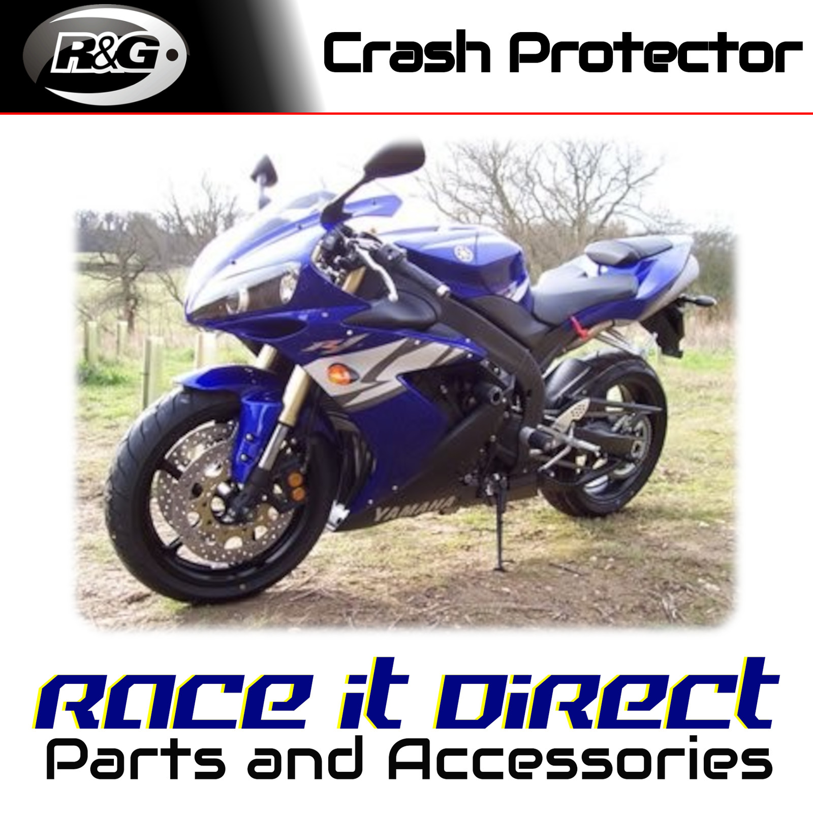 Yamaha YZF-R1 SP 2004-2006 R&G racing classic round crash protectors bobbins - Image 4