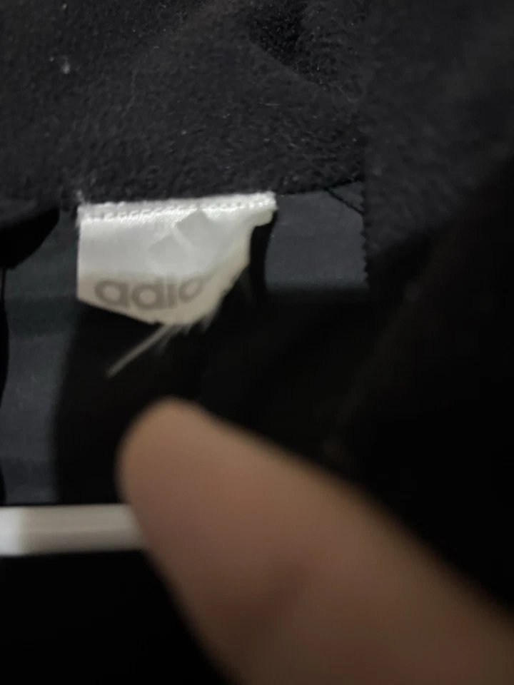 Abrigo de banco acolchado vintage Liverpool Adidas 2007-08 talla M excelente negro Foto 3 de 4