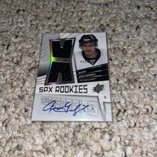 2008-09 SPX Alex Goligoski Okposo Dual Jersey Auto /999 #181