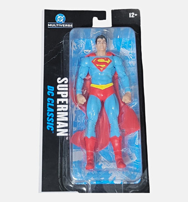DC Multiverse DC Classic Superman Action Figure, Blue/Red/Yellow, 12+