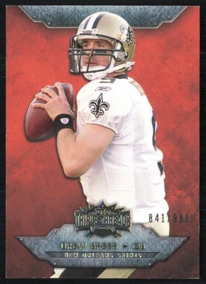 Drew Brees 2012 Topps Triple Threads #10 SN New Orleans Saints