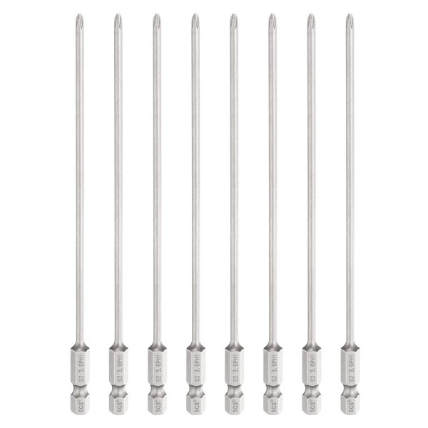 "FüR 8-Teilig PH1 Kreuzschlitz-Bitsatz 1/4\" Sechskantschaft 15Cm Magnetisch"-image