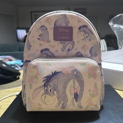 NWT Loungefly Disney Winnie The Pooh Eeyore Floral Mini Backpack Soft Tag