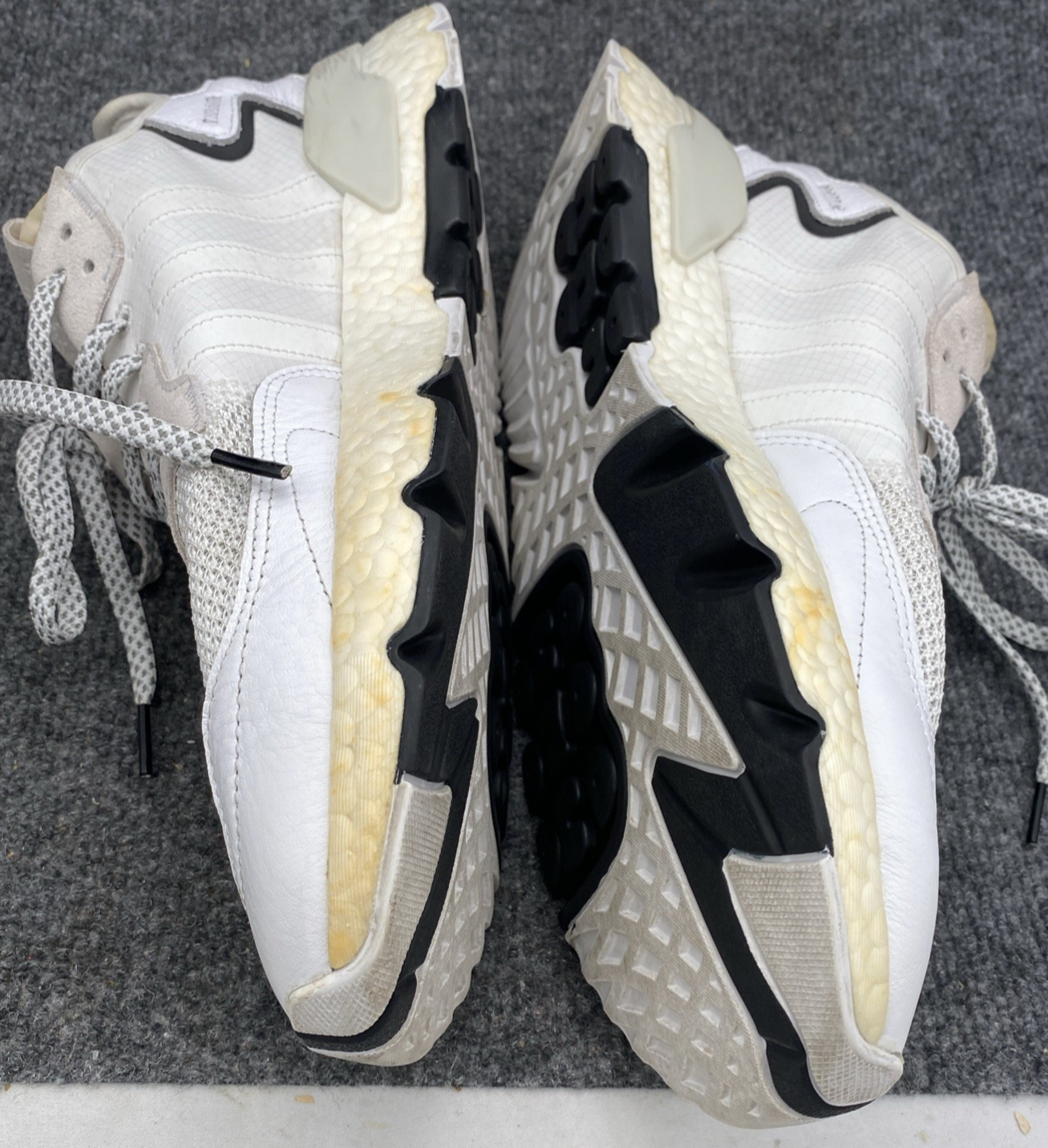 SAOLA Adidas Nite Jogger 'Cloud White' Sneakers Uomo Taglia 14 EE6255