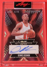 Dennis Rodman AUTOGRAPH AUTO CARD #d6/25 2024 LEAF ULTIMATE SPORTS CHICAGO BULLS