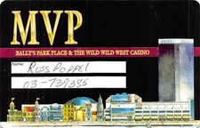 Bally's Casino - Atlantic City, NJ - Paper MVP Instruction Card