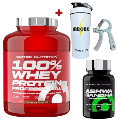Scitec Nutrition 100% Whey Protein - 2,35kg +Ashwagandah 60 kap.