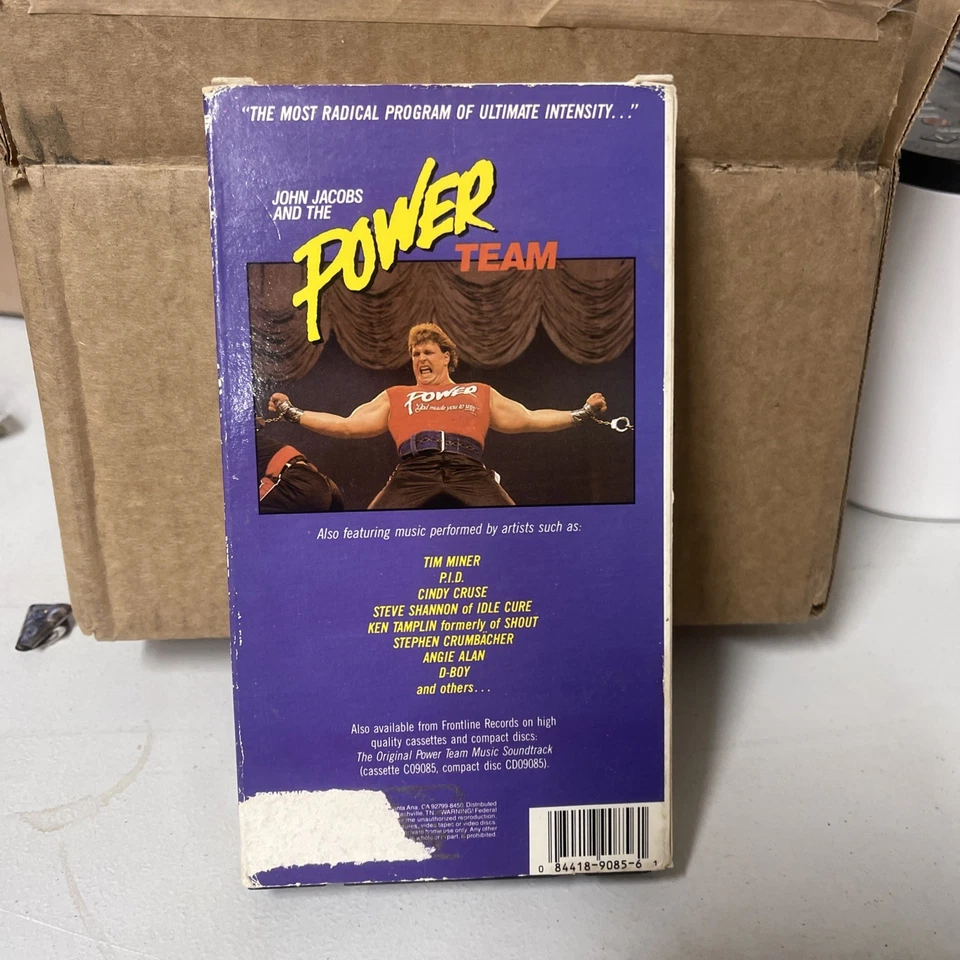 JOHN JACOBS AND THE POWER TEAM VHS  (1990 FRONTLINE) - Image 2 of 3