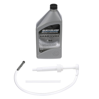 Quicksilver SAE 90 Lower Unit Gear Oil for Outboard and Sterndrive 802891Q05