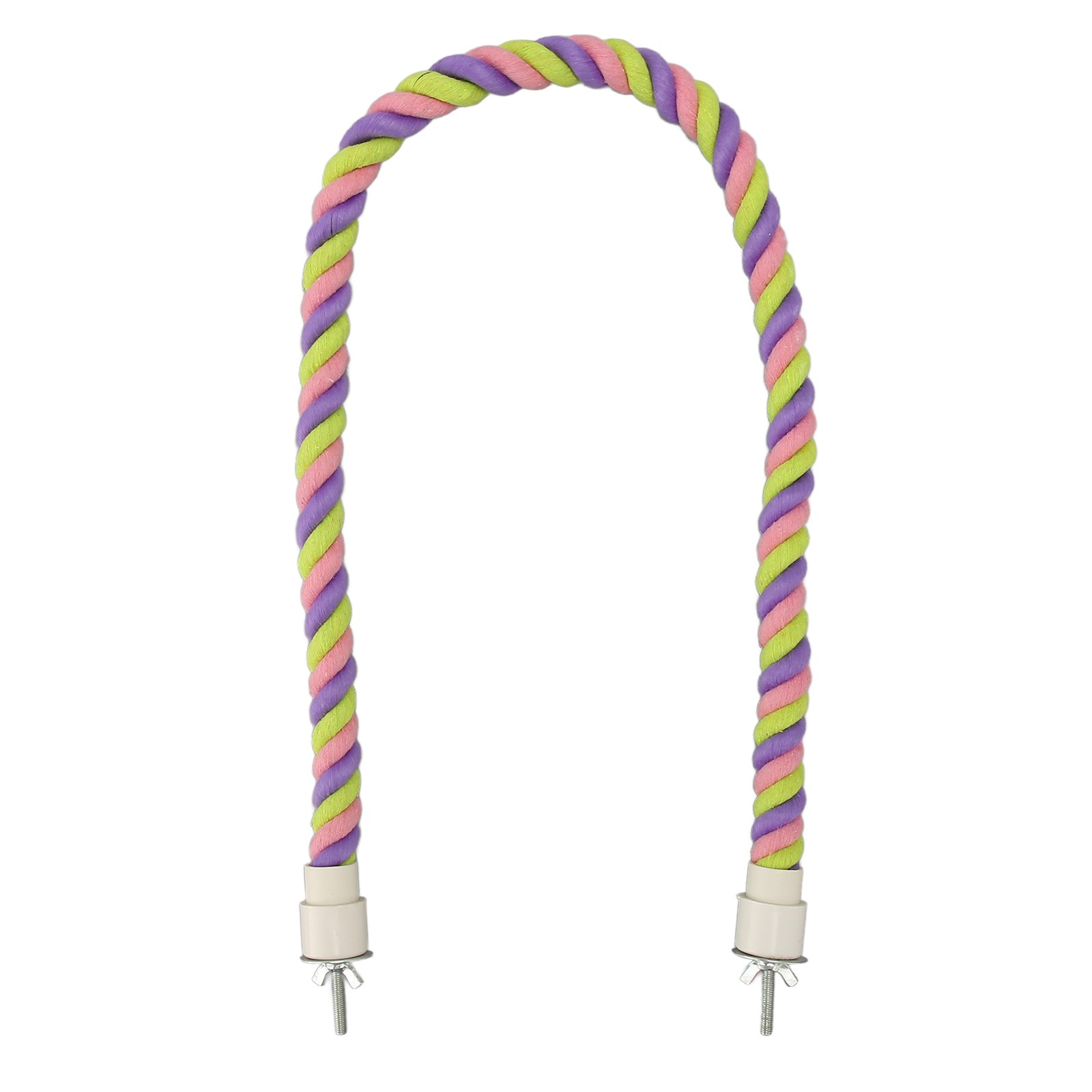 Premium Bird Rope Perch For Exercise In Colorful Cotton Easy To Use