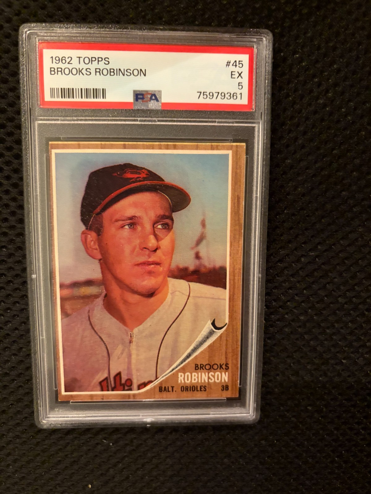 1962 Topps #45 Brooks Robinson PSA 5 HOF
