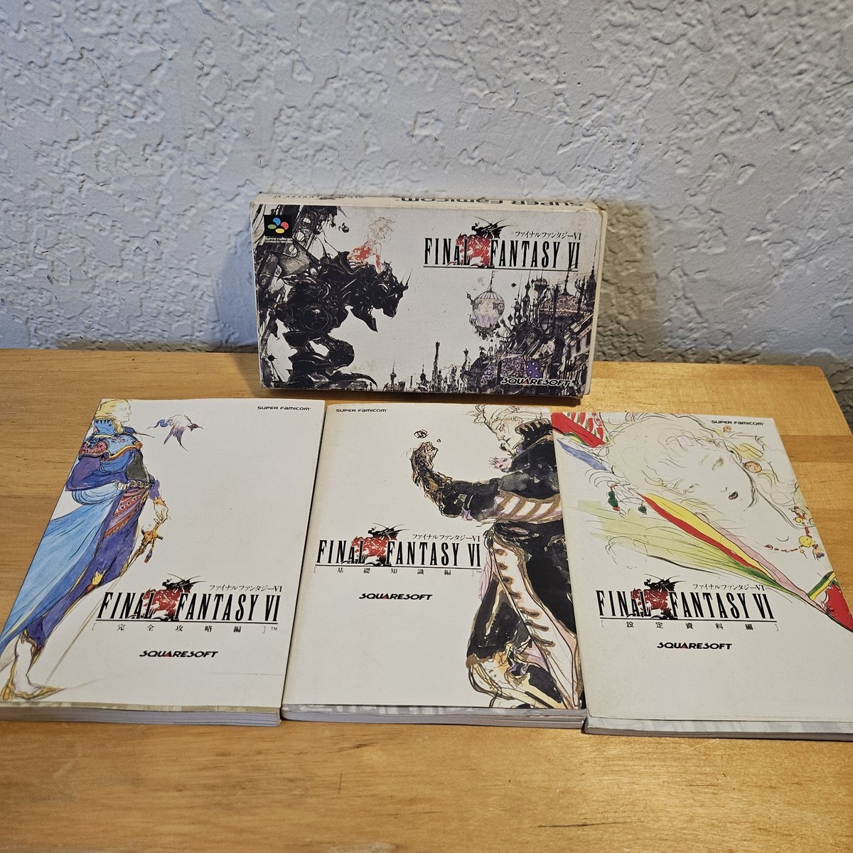 Final Fantasy VI 6 Super Famicom SFC Japan import +Box Manual CIB