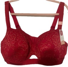 Cacique Lightly Lined Balconette Full Coverage Slightly Naughty Bra Size 42DDD