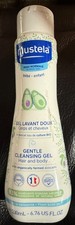 Mustela Baby 2-in-1 Gentle Cleansing Gel Baby Body  Hair Cleanser 6.76