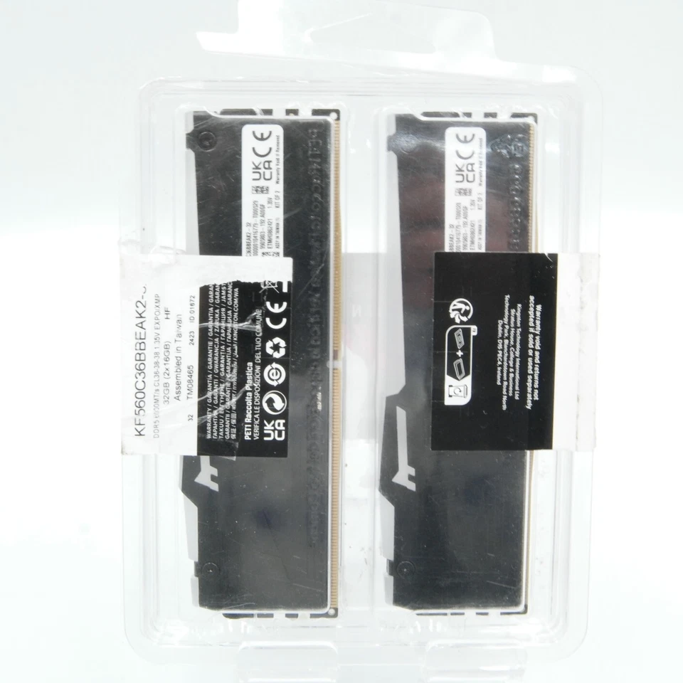 Kingston Fury Beast 32GB (2x16GB) 6000MT/s DDR5 CL36-38-38 Desktop Memory. NEW - Image 4 of 4