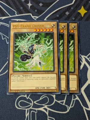 3x PSY-Frame Driver - MGED-EN074 - Rare (NM) - Yugioh Playset