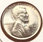 1943-S Lincoln Wheat Cent Penny GEM BU From an Original Bank Roll