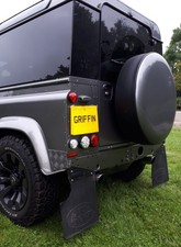 Land Rover Defender 90 twin exhaust system Td5 rear section.