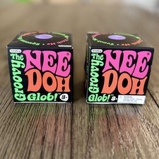 Schylling NeeDoh The Groovy Glob Squishy Sensory Novelty Fidget Toy RARE 2018