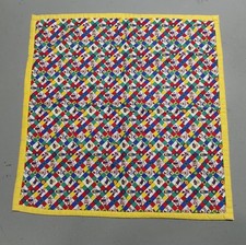 Handmade Baby/Toddler Quilt Decor Lap Blanket 36" X 37"       P13