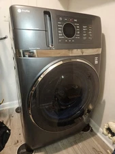 GE Profile Ventless Washer/Dryer Combo, Carbon Graphite 4.8 Cu. Ft. PFQ97HSPVDS 