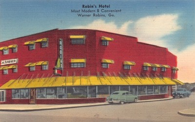 GA~GEORGIA~WARNER ROBINS~ROBIN'S HOTEL~CW BARKER FURNTURE~C.1945