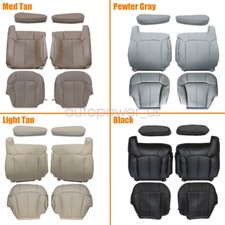 Fits 1999-2002 Chevy Tahoe Silverado Driver Passenger Side Leather Seat Cover Fits 1999-2002 Chevy Tahoe Silverado Driver Passenger Side Leather Seat Cover