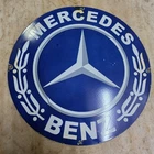 MERCEDES BENZ 29 X 29 INCHES PORCELAIN ENAMEL SIGN
