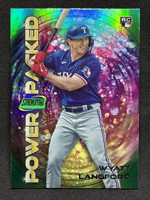 2024 Topps Stadium Club - Power Packed Wyatt Langford #PP-29 Green /50 (RC)